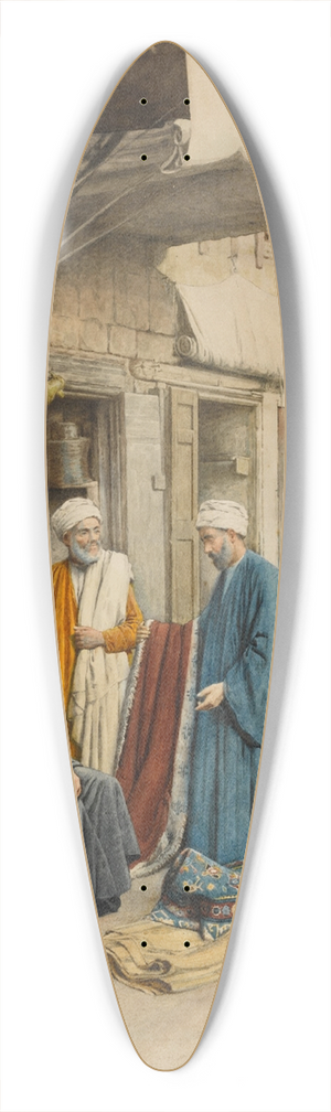 Filippo Bartolini - The Carpet Seller 39.3 inch art pintail longboard deck Filippo Bartolini - The Carpet Seller 39.3 inch art pintail longboard deck
