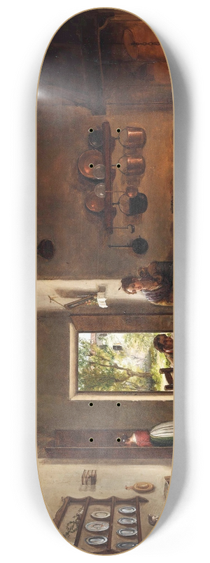 Carlo Canella - Interno di cucina 8.25 inch art skate deck