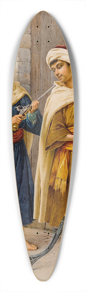 Filippo Indoni - An Envious Eye 39.3 inch art pintail longboard deck