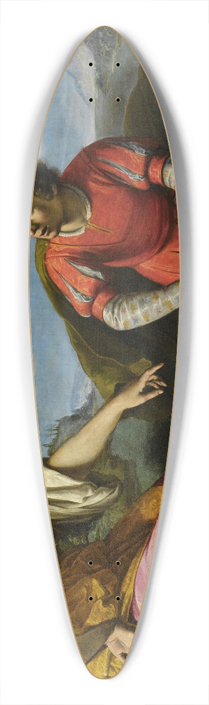 Filippo Tarchiani - Tobia E Langelo 39.3 inch art pintail longboard deck Filippo Tarchiani - Tobia E Langelo 39.3 inch art pintail longboard deck