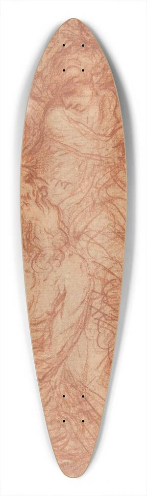 Flaminio Torre - The Virgin Appearing to Saint Jerome 39.3 inch art pintail longboard deck