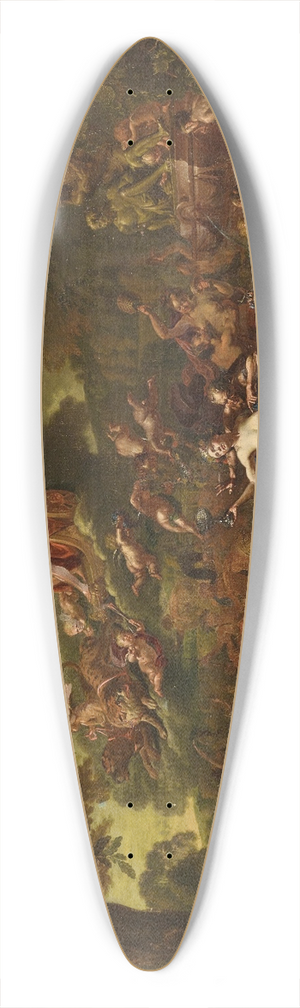 Flemish School - Bacchanal 39.3 inch art pintail longboard deck