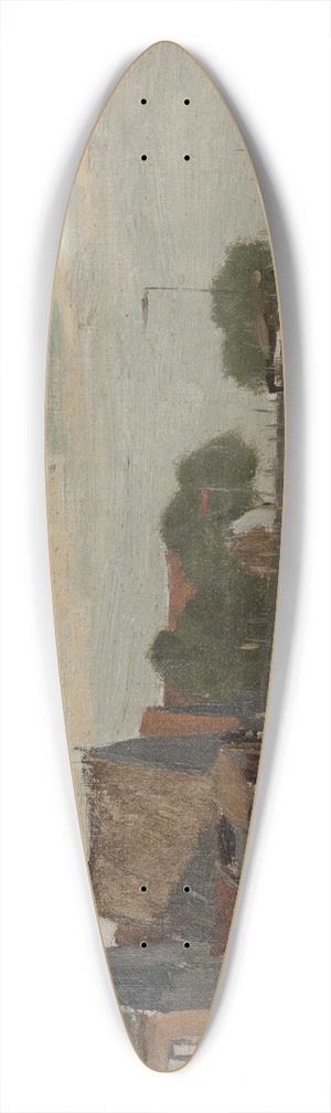 Flicien Rops - Landschap in Zweden 39.3 inch art pintail longboard deck