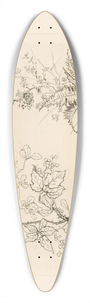 Flix Bracquemond - Ronce. 39.3 inch art pintail longboard deck Flix Bracquemond - Ronce. 39.3 inch art pintail longboard deck