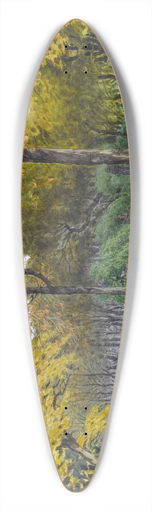 Flix Brard - Les petits au square de la Mairie du XIVme arrondissement 39.3 inch art pintail longboard deck