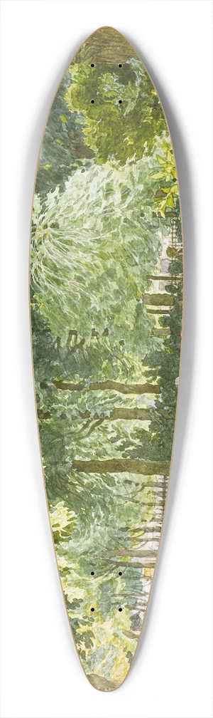 Flix Brard - Square de la mairie du XIVme arrondissement, le communiqu de 15 heures 39.3 inch art pintail longboard deck