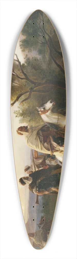 Flix Henri Emmanuel Philippoteaux - The Arab Scouts 39.3 inch art pintail longboard deck