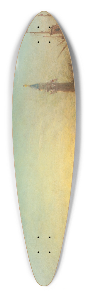 Flix Ziem - Coucher de soleil, quai des Esclavons 39.3 inch art pintail longboard deck