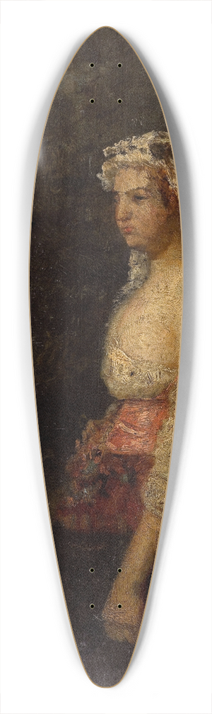 Flix Ziem - Femme du Trastevere 39.3 inch art pintail longboard deck