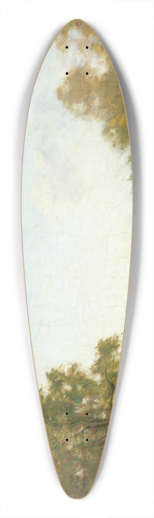 Flix Ziem - Lavenue Des Champs-Elyses 39.3 inch art pintail longboard deck