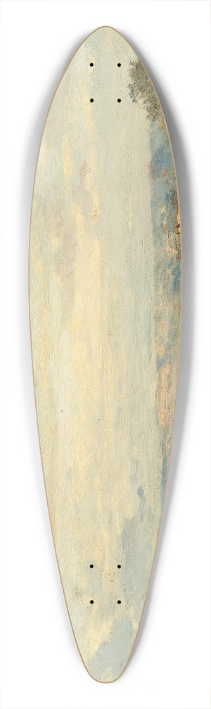 Flix Ziem - Les Chevaux Camarguais 39.3 inch art pintail longboard deck