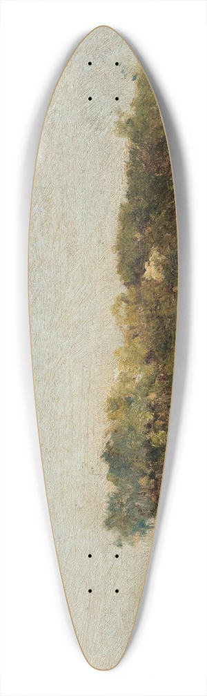 Flix Ziem - Saint-Ouen 39.3 inch art pintail longboard deck