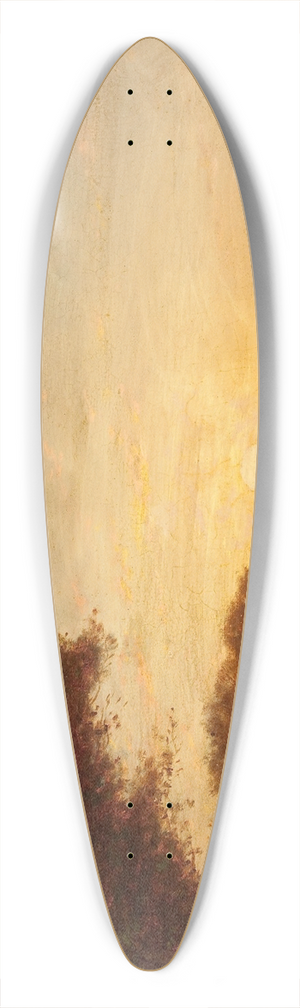 Flix Ziem - Venetian Scene 39.3 inch art pintail longboard deck