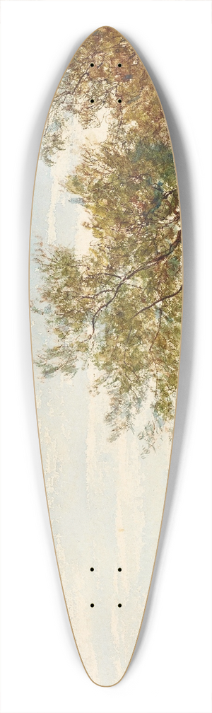 Flix Ziem - Venise, Mazzorbo 39.3 inch art pintail longboard deck Flix Ziem - Venise, Mazzorbo 39.3 inch art pintail longboard deck
