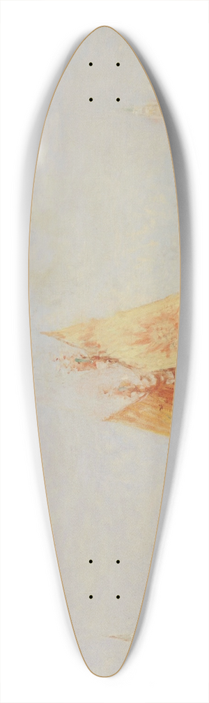 Flix Ziem - Venise, Trabaccolo  La Voile Jaune 39.3 inch art pintail longboard deck