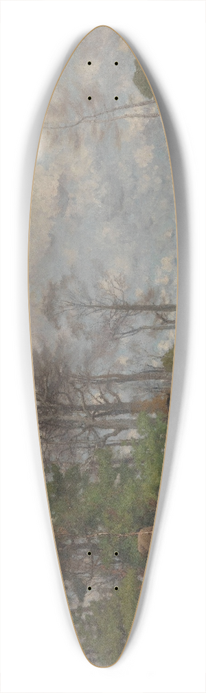 Florent Crabeels - Heathland in Spring 39.3 inch art pintail longboard deck