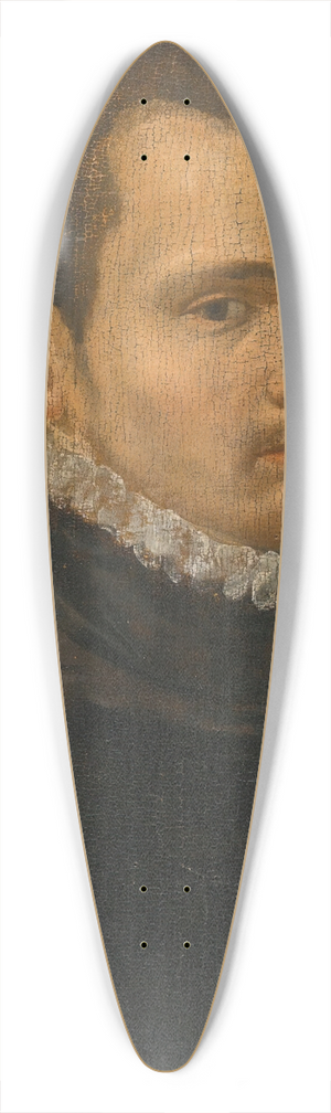 Florentine School - Portrait Of A Gentleman 39.3 inch art pintail longboard deck