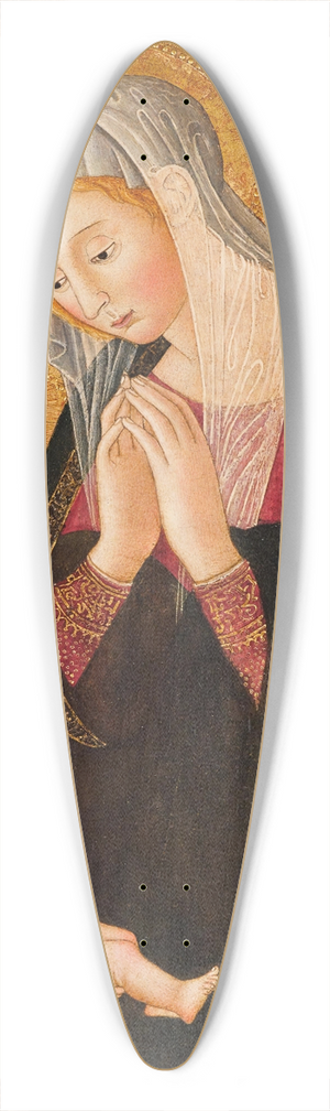 Florentine School - The Madonna and Child with Angels 39.3 inch art pintail longboard deck