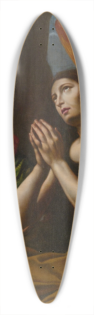 Florentine School - The Penitentmagdalene 39.3 inch art pintail longboard deck