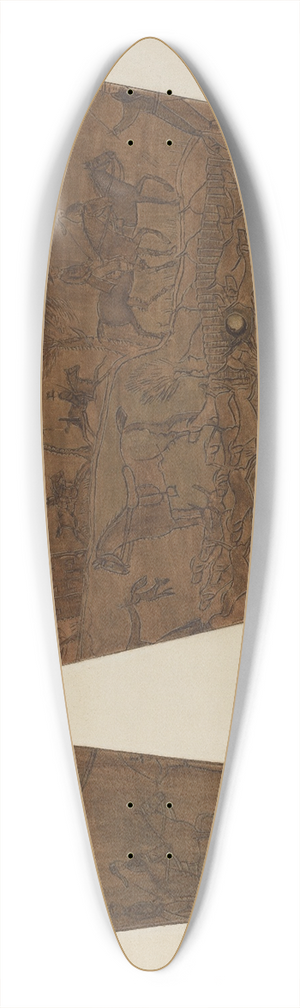 Florian Rokita - Horn Cup 39.3 inch art pintail longboard deck