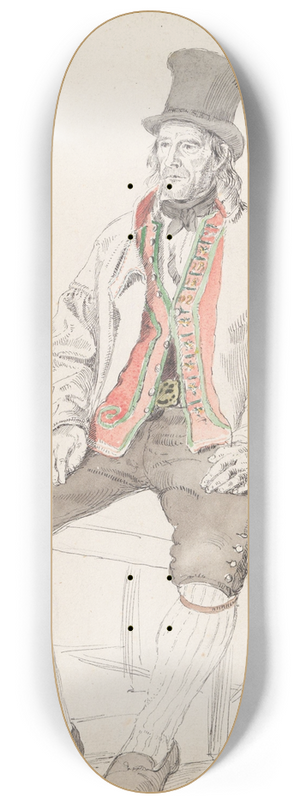 Adolph Tidemand - Ole Nielsen Brkke, Sauland 8.25 inch art skate deck