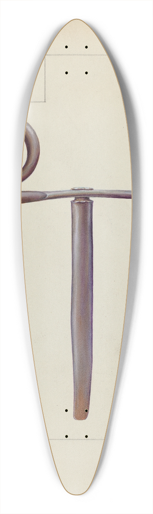 Floyd R. Sharp - Shutter Stay 39.3 inch art pintail longboard deck