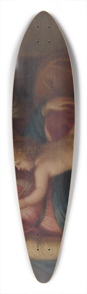 Follower of Angelica Kauffmann - Holy Family 39.3 inch art pintail longboard deck Follower of Angelica Kauffmann - Holy Family 39.3 inch art pintail longboard deck