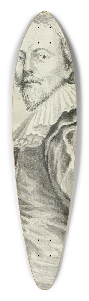 Follower of Anthony van Dyck - Adam de Coster 39.3 inch art pintail longboard deck