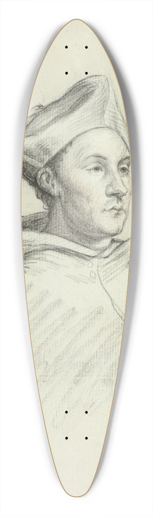 Follower of Anthony van Dyck - Portrait of a Cardinal 39.3 inch art pintail longboard deck