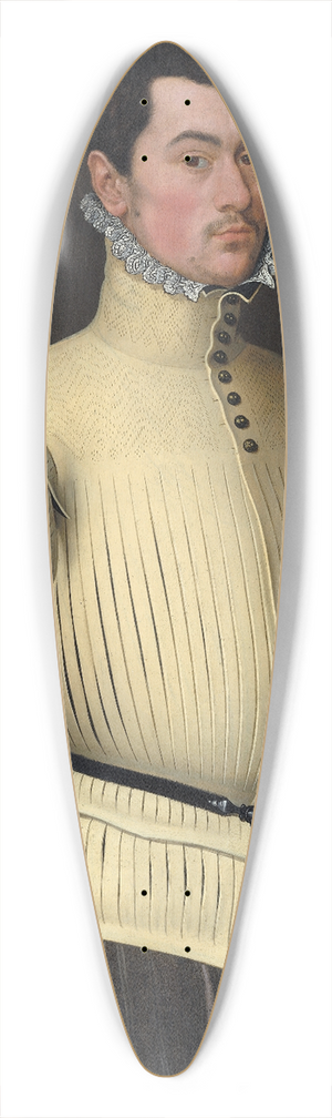 Follower of Antonis Mor - Portrait of a Young Man 39.3 inch art pintail longboard deck