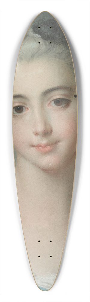Follower Of Franois Boucher - Portrait Of A Young Lady 39.3 inch art pintail longboard deck