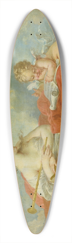 Follower Of Franois Boucher - The Muse Clio 39.3 inch art pintail longboard deck