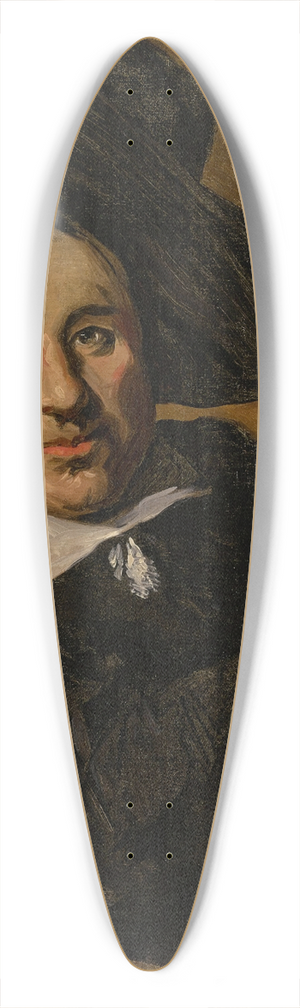 Follower of Frans Hals - Portrait of a man, seated and wearing a hat 39.3 inch art pintail longboard deck