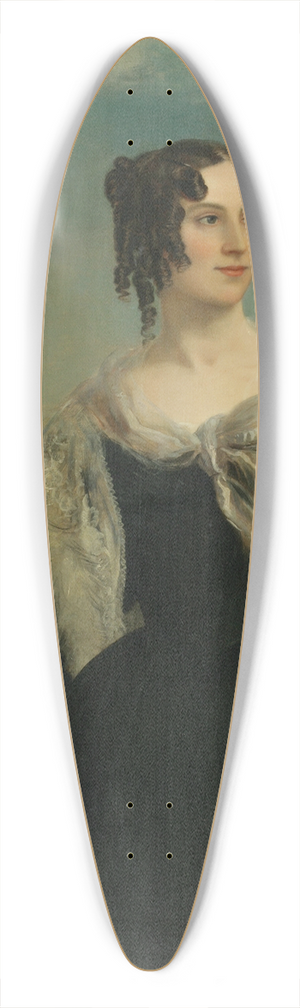 Follower Of Franz Xaver Winterhalter - Portrait Of A Lady 39.3 inch art pintail longboard deck