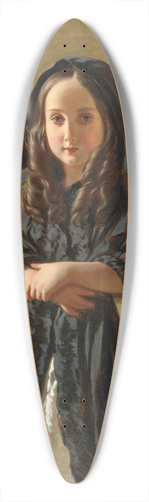 Follower Of Franz Xaver Winterhalter - Portrait of Charlotte of Belgium, Daughter of King Leopold I 39.3 inch art pintail longboard deck