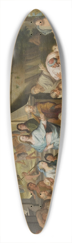 Follower of Jean-Baptiste Jouvenet - Christ healing the sick 39.3 inch art pintail longboard deck