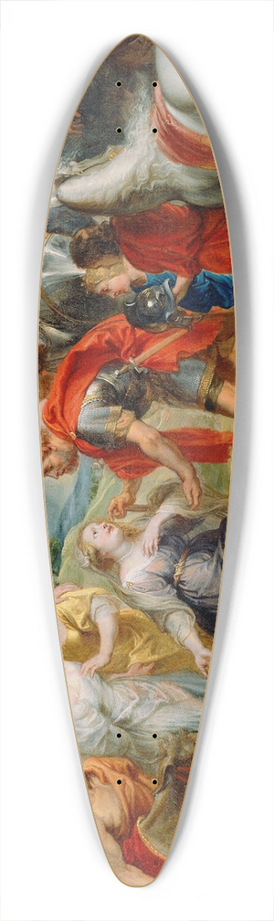 Follower of Peter Paul Rubens - David Meeting Abigail 39.3 inch art pintail longboard deck