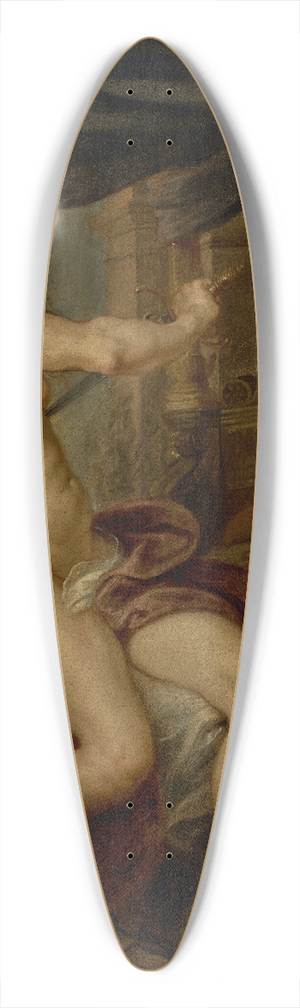 Follower of Peter Paul Rubens - The Death of Dido 39.3 inch art pintail longboard deck