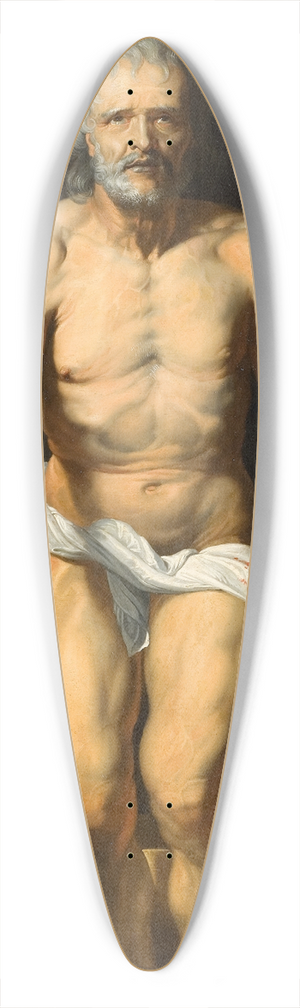 Follower of Peter Paul Rubens - The Death of Seneca 39.3 inch art pintail longboard deck