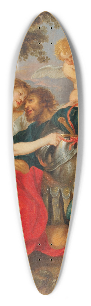 Follower of Peter Paul Rubens - Venus disarming Mars 39.3 inch art pintail longboard deck