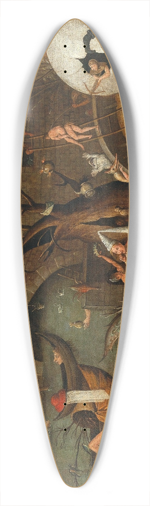Follower of Pieter Brueghel the Elder - An Allegory of Envy 39.3 inch art pintail longboard deck