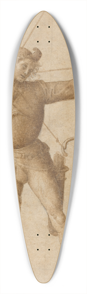 Follower of Pietro Perugino - Archer Drawing a Bow 39.3 inch art pintail longboard deck