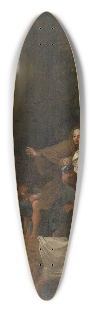 Follower of Salvator Rosa - THE RAISING OF LAZARUS 39.3 inch art pintail longboard deck