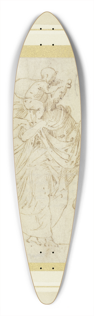 Fra Bartolomeo - Allegory of Charity 39.3 inch art pintail longboard deck