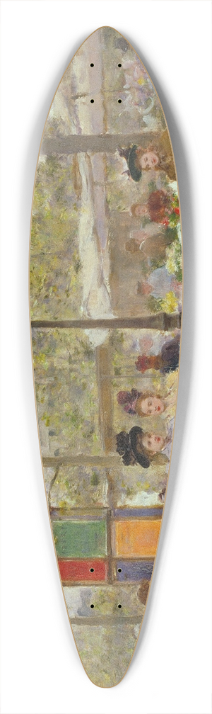 Francesc Miralles i Galaup - Springtime 39.3 inch art pintail longboard deck