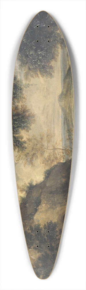 Francesco Albani - Landscape with Venus and Cupids 39.3 inch art pintail longboard deck