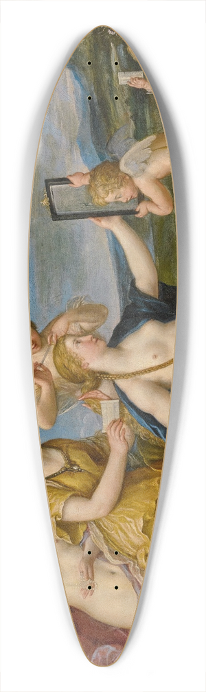 Francesco Albani - Toilet Of Venus 39.3 inch art pintail longboard deck