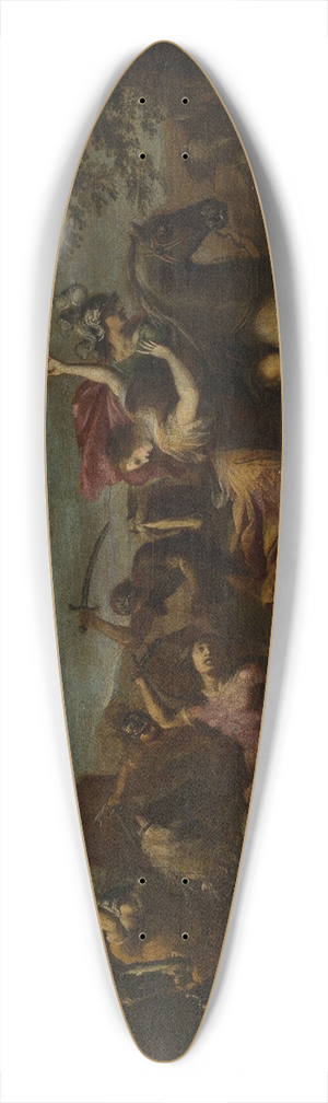 Francesco Allegrini - Abduction of women 39.3 inch art pintail longboard deck