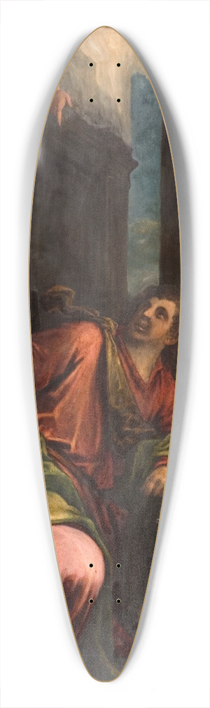 Francesco Bassano the Elder - St John The Divine 39.3 inch art pintail longboard deck