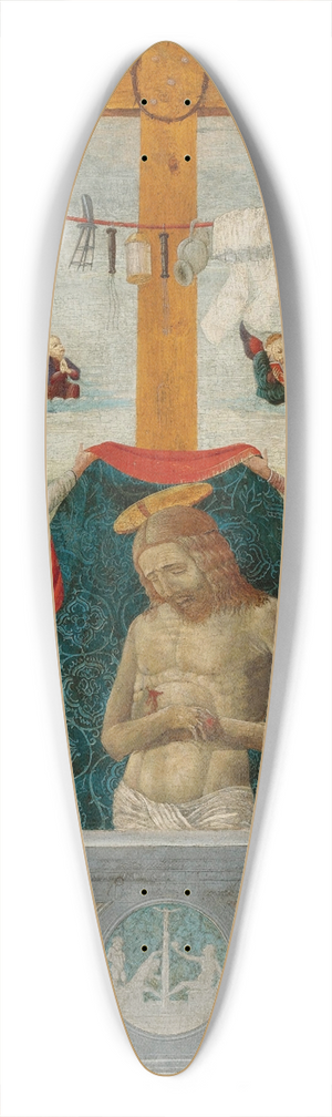 Francesco Benaglio - Imago Pietatis 39.3 inch art pintail longboard deck
